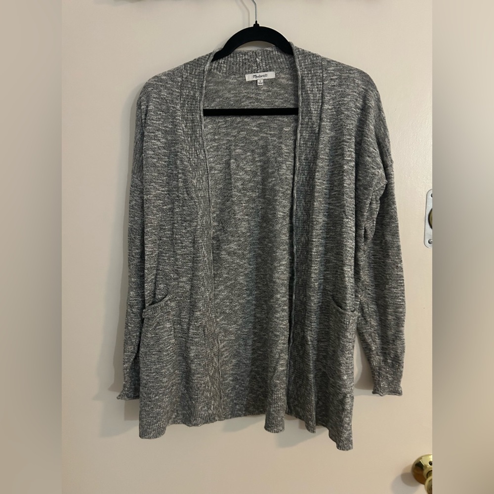 NWOT Madewell Bradley Cardigan Sweater Gray